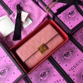 Gucci Padlock Continental Wallet Pink 453506