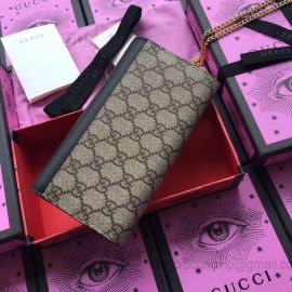 Gucci Padlock Continental Black Wallet 453506