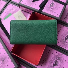 Gucci Padlock Continental Wallet Green 453506