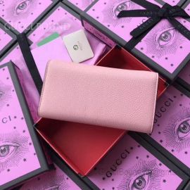 Gucci Padlock Continental Pink Wallet 453506