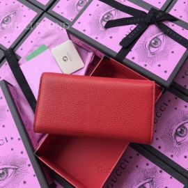 Gucci Padlock Red Continental Wallet 453506