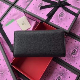 Gucci Padlock Black Continental Wallet 453506