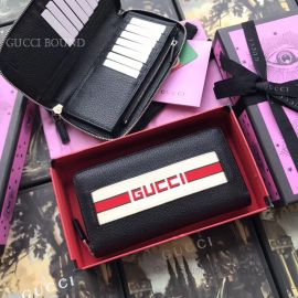Gucci Rubx 2 Fold, Bi Fold Wallet Bambusherp Black 459138