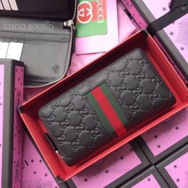 Gucci Rubx 2 Fold, Bi Fold Wallet Black Bambusherp 459138