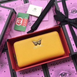 Gucci New Tassel Women Wallet Butterfly Yellow 516927