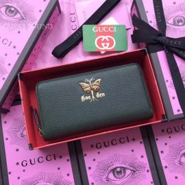 Gucci New Tassel Women Wallet Butterfly Green 516927