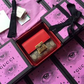 Gucci Padlock Wallet Red 453155