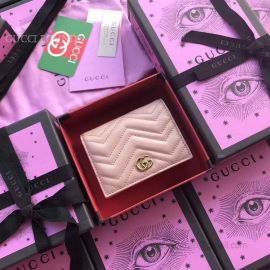 Gucci GG Marmont Card Case Pink 466492