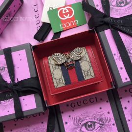 Gucci Queen Margaret GG Card Case Red 476072