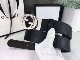Gucci Gucci Signature Leather Belt Black 35mm