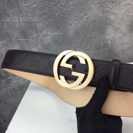 Gucci Signature Leather Belt Black 40mm