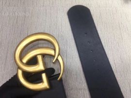 Gucci Wide Leather Belt With Double G Black 70mm