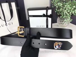 Gucci Belt Whit Tiger Black 35mm