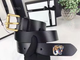 Gucci Belt Whit Tiger Black 35mm