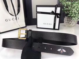 Gucci Belt Whit Bee Black 35mm