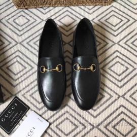 Gucci Leather Horsebit Loafer Black