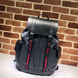 Gucci Soft GG Supreme Backpack Black 495563