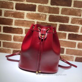 Gucci Medium Bucket Backpack Red 550189