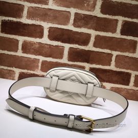 Gucci GG Marmont Belt Bag White 476434
