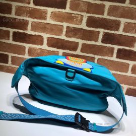 Gucci Belt Bag With Gucci '80S Patch Blue 536842