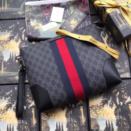 Gucci GG Supreme Men'S Bag Black 523603