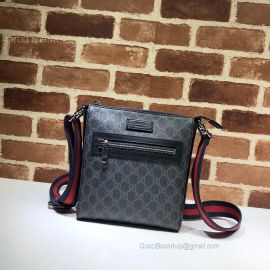 Gucci GG Supreme Small Messenger Bag Black 523599