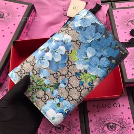 Gucci Dionysus GG Blooms Supreme Chain Wallet Blue 401231