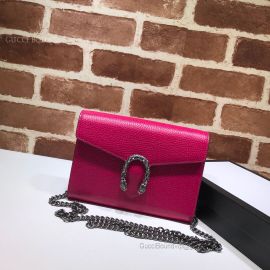 Gucci Dionysus Mini Leather Chain Bag Red 401231