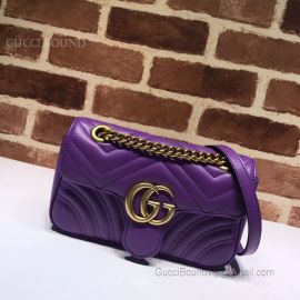 Gucci GG Marmont Matelasse Mini Bag Purple 446744