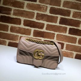 Gucci GG Marmont Matelasse Mini Bag Nude 446744