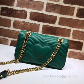 Gucci GG Marmont Matelasse Mini Bag Green 446744