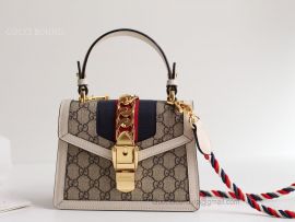 Gucci Sylvie GG Mini Bag White 470270