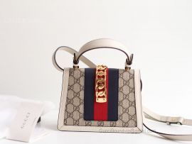 Gucci Sylvie GG Mini Bag White 470270