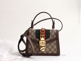 Gucci Sylvie GG Mini Bag Black 470270