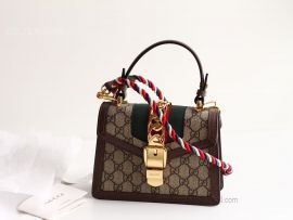Gucci Sylvie GG Mini Bag Black 470270