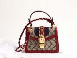 Gucci Sylvie GG Mini Bag Red 470270