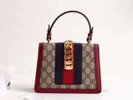 Gucci Sylvie GG Mini Bag Red 470270