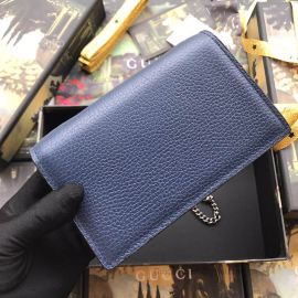 Gucci Dionysus Leather Super Mini Bag Blue 476432