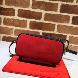 Gucci Ophidia Suede Mini Bag Red 546597