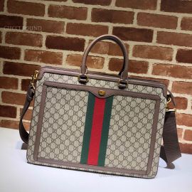 Gucci Ophidia GG Briefcase Brown 547970