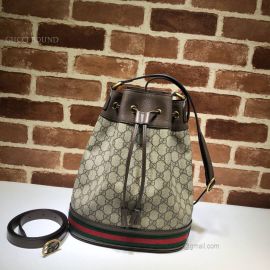 Gucci Ophidia GG Bucket Bag Brown 540457