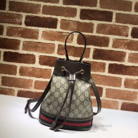 Gucci Ophidia GG Small Bucket Bag Brown 550621