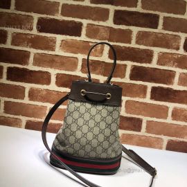 Gucci Ophidia GG Small Bucket Bag Brown 550621