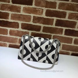 Gucci Dionysus Small Shoulder Bag Black And White 400249