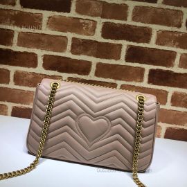 Gucci GG Marmont Medium Matelasse Shoulder Bag Nude 443496