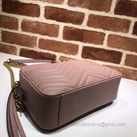 Gucci GG Marmont Medium Matelasse Shoulder Bag Nude 443499