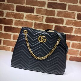 Gucci GG Marmont Matelasse Shoulder Bag Black 453569