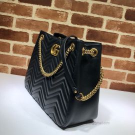 Gucci GG Marmont Matelasse Shoulder Bag Black 453569