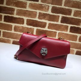 Gucci Thiara Leather Double Shoulder Bag Red 524822