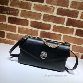 Gucci Thiara Leather Double Shoulder Bag Black 524822